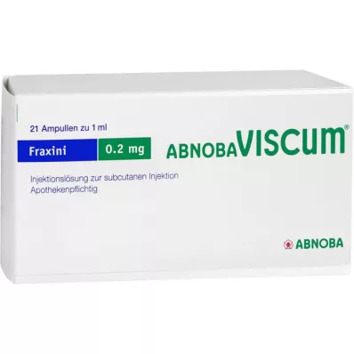 ABNOBAVISCUM Fraxini 0,2 mg ampulky, 21 ks