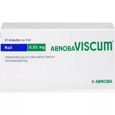 ABNOBAVISCUM Mali 0,02 mg ampulky, 21 ks