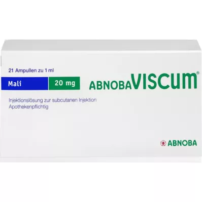 ABNOBAVISCUM Mali 20 mg ampulky, 21 ks
