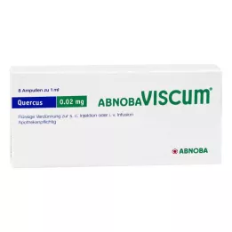 ABNOBAVISCUM Quercus 0,02 mg ampulky, 8 ks