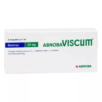 Abnobaviscum Quercus 20 mg ampulky (8 kusov) Abnobaviscum Quercus 20 mg ampulky (8 kusov)