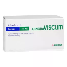 ABNOBAVISCUM Quercus 20 mg ampulky, 21 ks