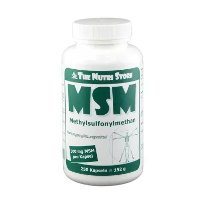MSM 500 mg metylsulfonylmetánové kapsuly, 250 ks
