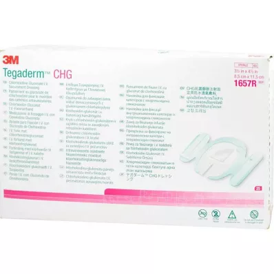 TEGADERM 3M CHG I.V. fixačný obväz 8,5x11,5 cm 1657R, 25 ks