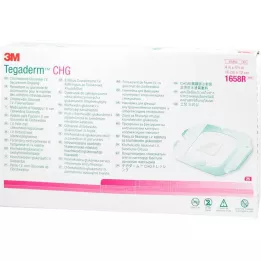 TEGADERM 3M CHG I.V. fixačný obväz 10x12 cm 1658R, 25 ks