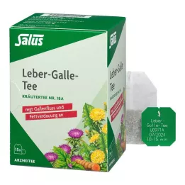 LEBER GALLE-Čajový bylinný čaj č. 18a Salus Filter Tissue, 15 ks