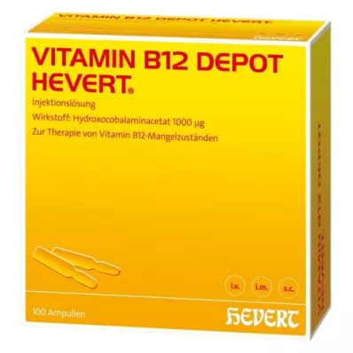 VITAMIN B12 DEPOT Ampulky Hevert, 100 ks