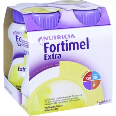 FORTIMEL Extra vanilková príchuť, 4X200 ml