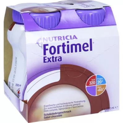 FORTIMEL Extra čokoládová príchuť, 4X200 ml
