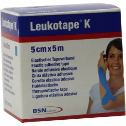 LEUKOTAPE K 5 cm svetlo modrá, 1 ks