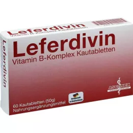 LEFERDIVIN Vitamín B komplex žuvacie tablety, 60 ks