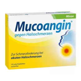 MUCOANGIN Mäta 20 mg pastilky, 18 ks