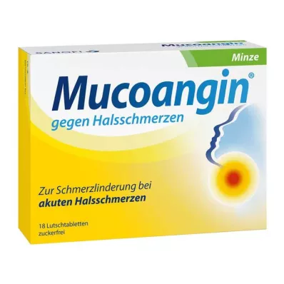 MUCOANGIN Mäta 20 mg pastilky, 18 ks