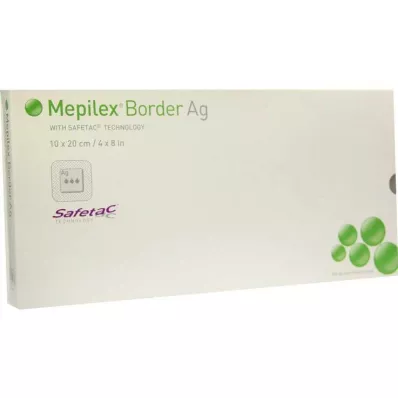 Mepilex Border Ag obväz 10x20cm, 5 ks Mepilex Border Ag obväz 10x20cm, 5 ks
