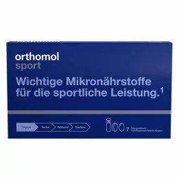 ORTHOMOL Športová fľaša na pitie/tableta/kapsule Combo, 7 ks