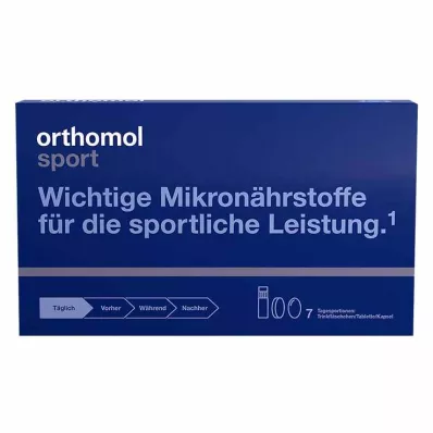 ORTHOMOL Športová fľaša na pitie/tableta/kapsule Combo, 7 ks ORTHOMOL Športová fľaša na pitie/tableta/kapsule Combo, 7 ks