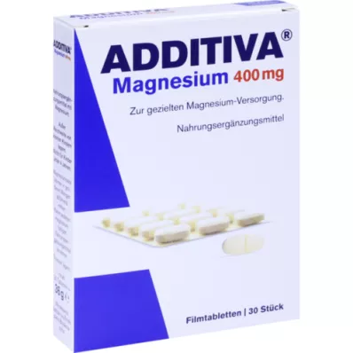 ADDITIVA Horčík 400 mg filmom obalené tablety, 30 ks