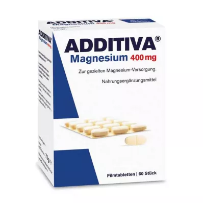 ADDITIVA Horčík 400 mg filmom obalené tablety, 60 ks