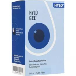 HYLO-GEL Očné kvapky, 2X10 ml