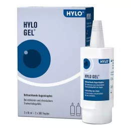 HYLO-GEL Očné kvapky, 2X10 ml