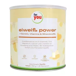 FOR YOU vanilkový prášok eiweiß power, 750 g