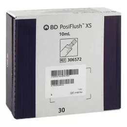 BD POSIFLUSH XS Predplnené injekčné striekačky s výplachovým systémom, 30X10 ml