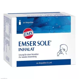 EMSER Inhalačný roztok soľanky pre rozprašovač, 20 ks