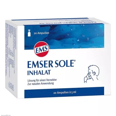 EMSER Inhalačný roztok soľanky pre rozprašovač, 20 ks
