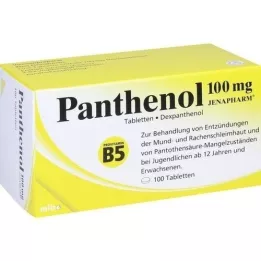 PANTHENOL 100 mg tablety Jenapharm, 100 ks