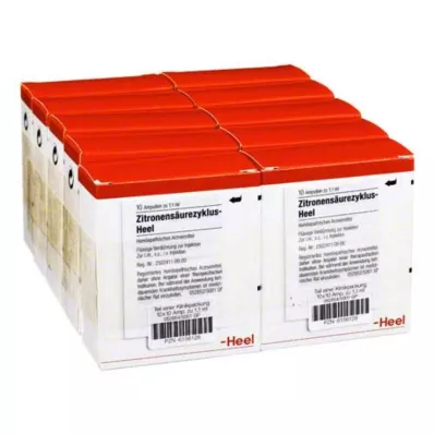 Ampulky Cytric Acid Cycle Heel, 100 ks Ampulky Cytric Acid Cycle Heel, 100 ks
