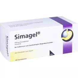 SIMAGEL Žuvacie tablety, 100 ks