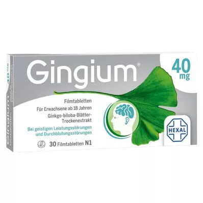 GINGIUM Filmom obalené tablety, 30 ks