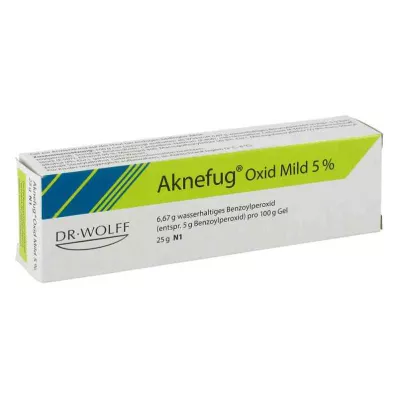 AKNEFUG Oxide mild 5% gél, 25 g
