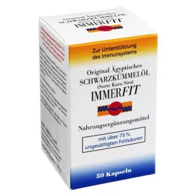 SCHWARZKÜMMELÖL Kapsule Immerfit, 50 kapsúl