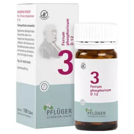 BIOCHEMIE Pflüger 3 Ferrum phosphoricum D 12 tabliet, 100 ks