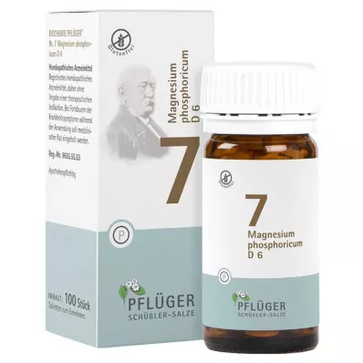 BIOCHEMIE Pflüger 7 Magnesium phosphoricum D 6 Tab, 100 tabs BIOCHEMIE Pflüger 7 Magnesium phosphoricum D 6 Tab, 100 tabs