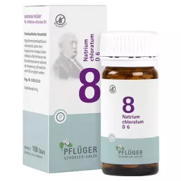 BIOCHEMIE Pflüger 8 Natrium chloratum D 6 tabliet, 100 ks