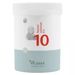 BIOCHEMIE Pflüger 10 Natrium sulfuricum D 6 tabliet, 1000 ks