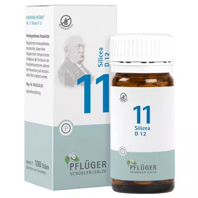 Biochémia Pflueger 11 Silicea D 12 tabliet, 100 ks