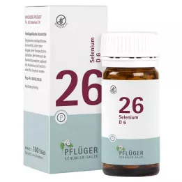 BIOCHEMIE Pflüger 26 Selén D 6 tabliet, 100 kapsúl