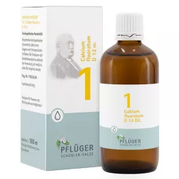 BIOCHEMIE Pflüger 1 Calcium fluoratum D 12 kvapiek, 100 ml