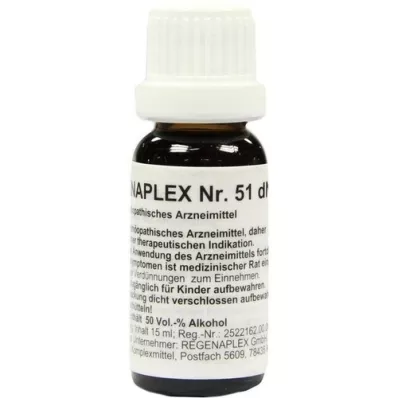 REGENAPLEX č. 51 dN kvapky, 15 ml