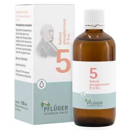 BIOCHEMIE Pflüger 5 Potassium phosphoricum D 6 kvapkanie, 100 ml