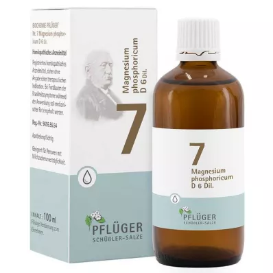 Biochémia Pflueger 7 Magnesium phosphoricum D 6 kvapiek, 100 ml