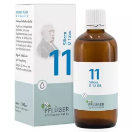 BIOCHEMIE Pflüger 11 Silicea D 12 kvapiek, 100 ml