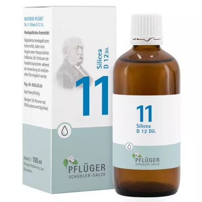 BIOCHEMIE Pflüger 11 Silicea D 12 kvapiek, 100 ml BIOCHEMIE Pflüger 11 Silicea D 12 kvapiek, 100 ml