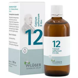 BIOCHEMIE Pflüger 12 Calcium sulphuricum D 6 kvapkanie, 100 ml
