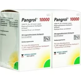 PANGROL 10 000 tvrdých kapsúl s enterickou vrstvou, 200 ks