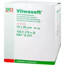 VLIWASOFT Netkané kompresy 10x20 cm sterilné 4l, 150 ks