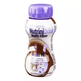 NUTRINIDRINK MultiFibre s príchuťou čokolády, 200 ml